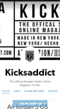 Mobile Screenshot of kicksaddict.com